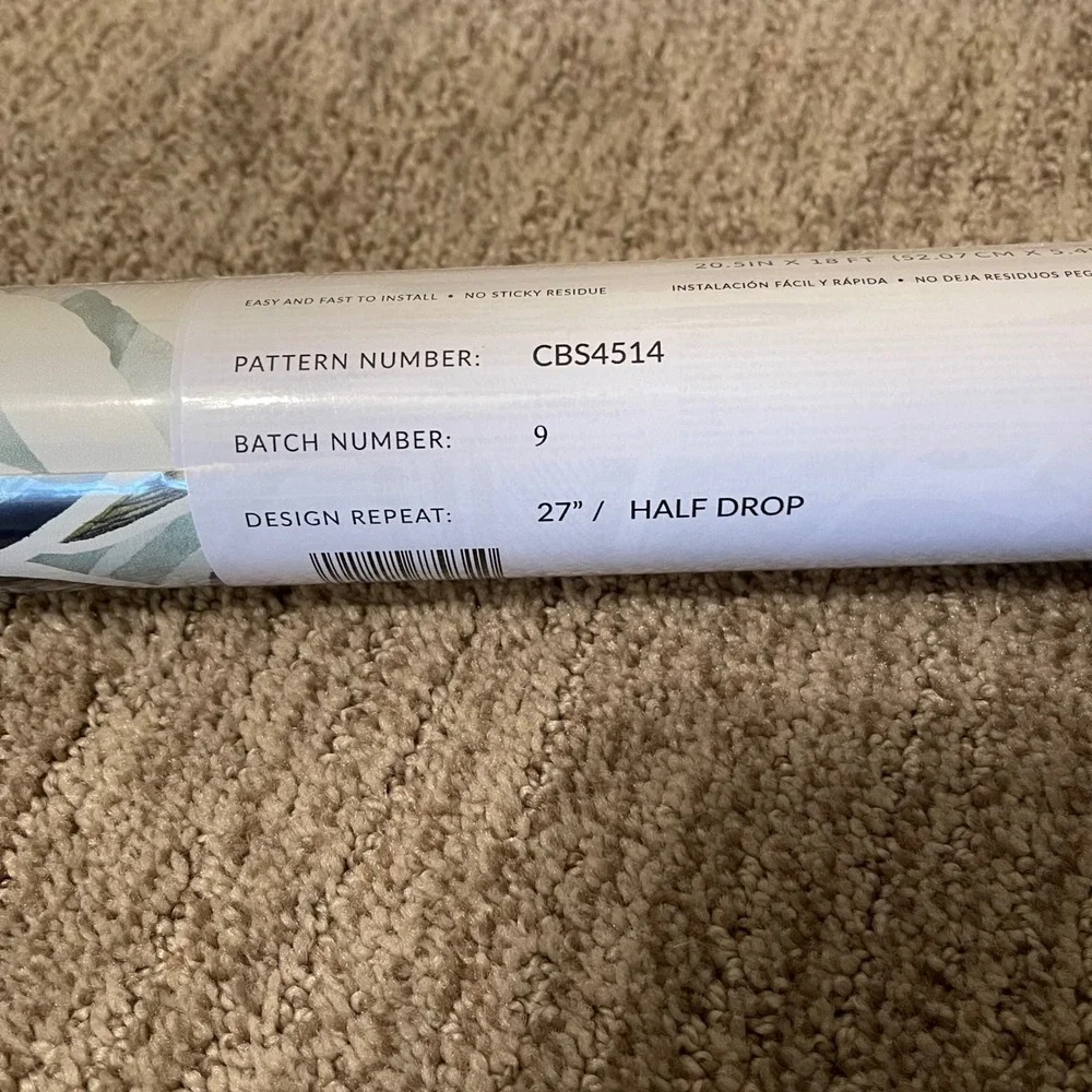 NuWallpaper x Caroline et Bettina Peel & Stick Wallpaper CBS4514 NEW Sealed